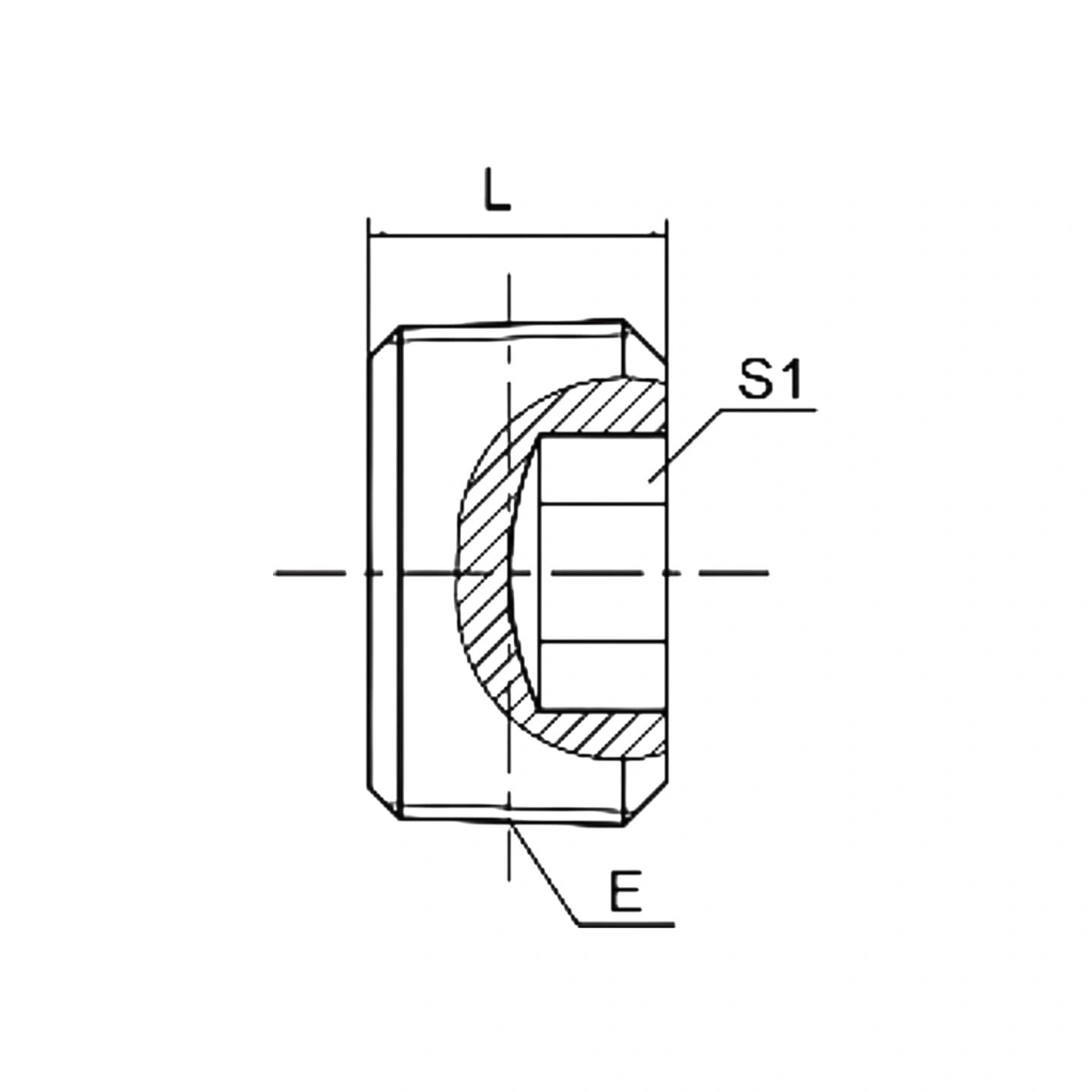 4TN-GM BSPT MALE HOLLOW HEX PLUG
